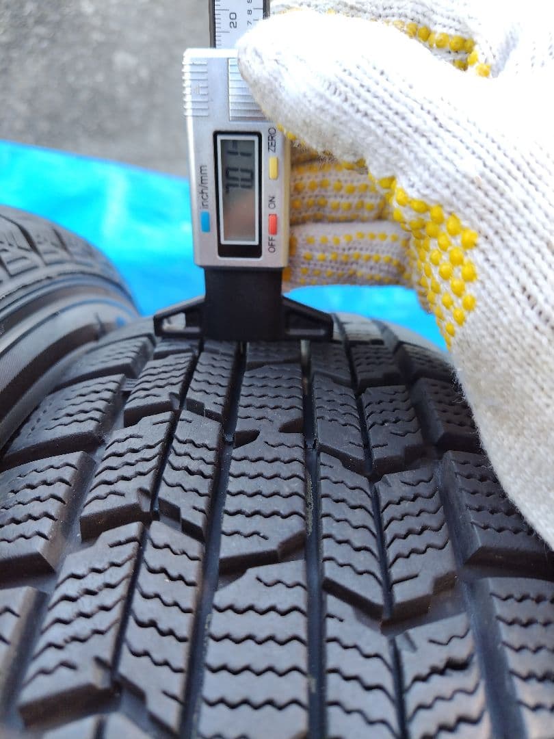 165/65R14【1/2】スタッドレスタイヤ、スチールホイール付、2本分割