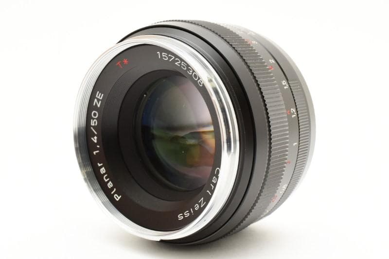 Carl Zeiss Planar 50mm f/1.4 T*ZE（整備品）