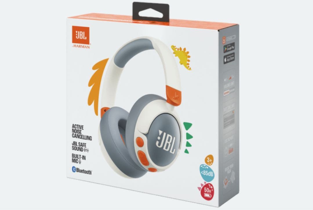 JBL 子供用ワイヤレスヘッドホン アクティブノイズキャンセリング機能付