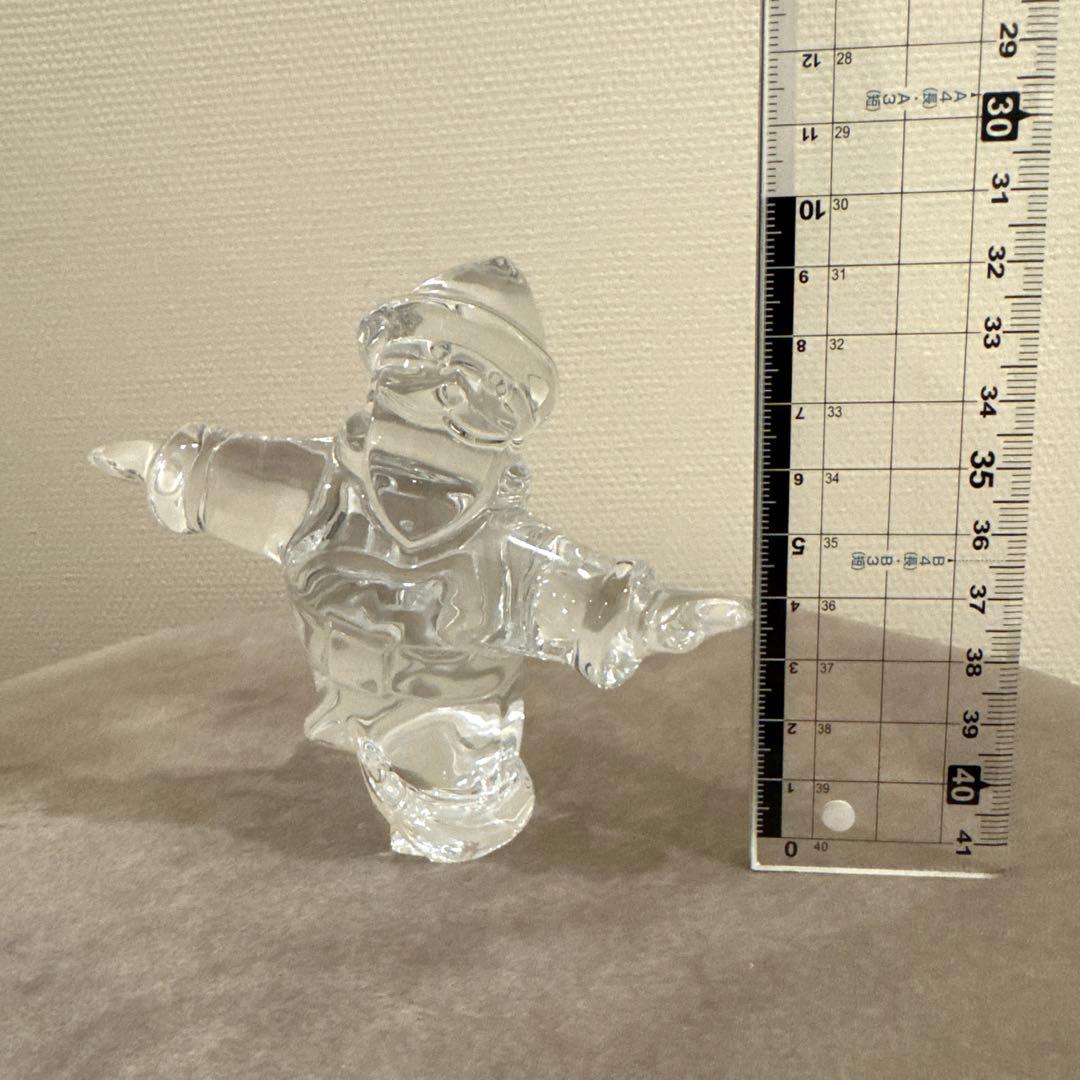 バカラ　サンタクロース　置物