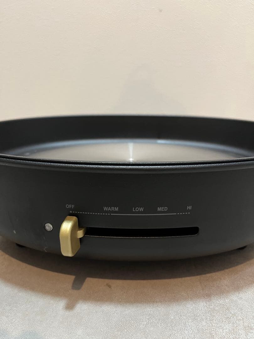 BRUNO オーバルホットプレート ブラック