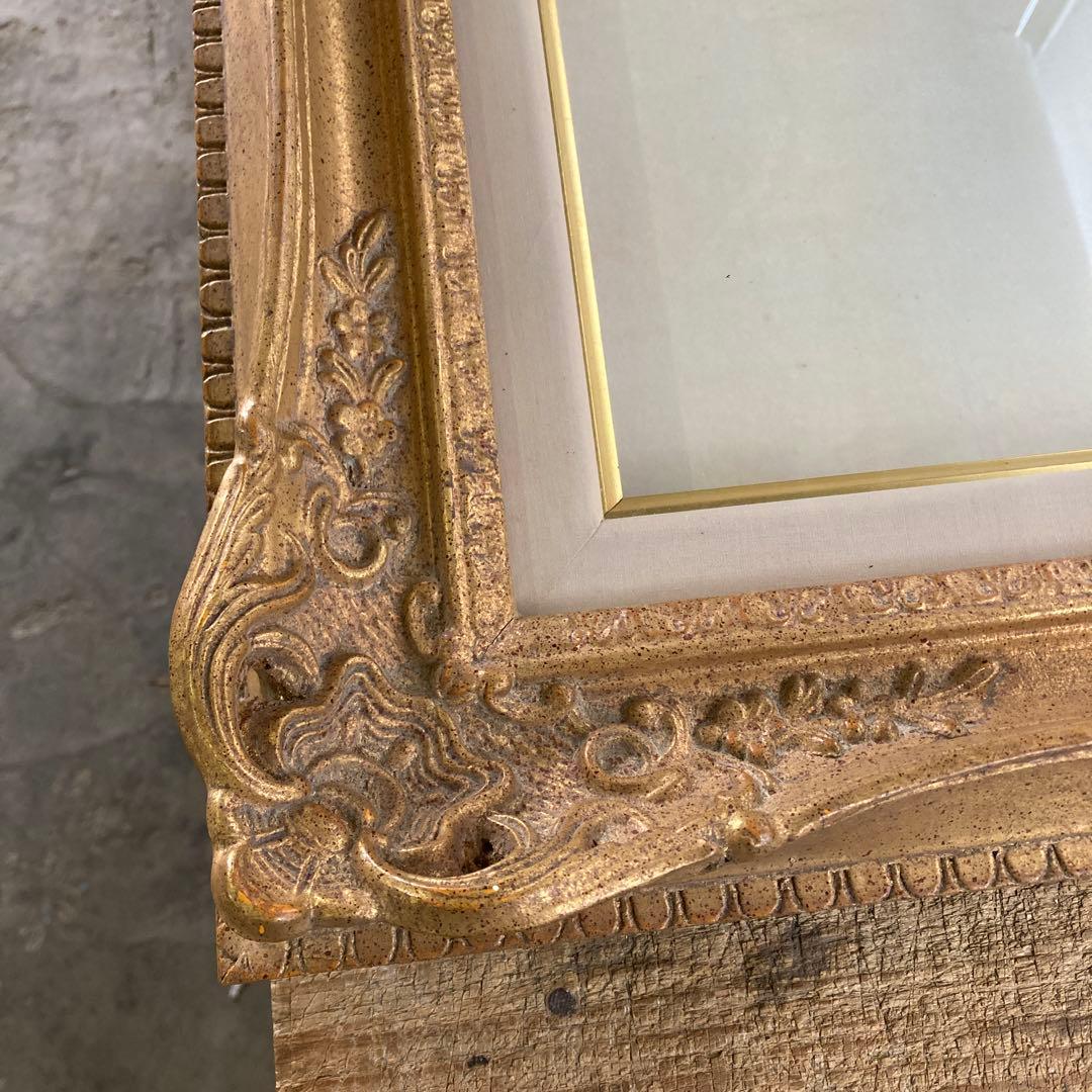 w*i様 古い額縁 P20号 ゴールドフレーム 金色 装飾￼￼￼ ￼油彩額縁