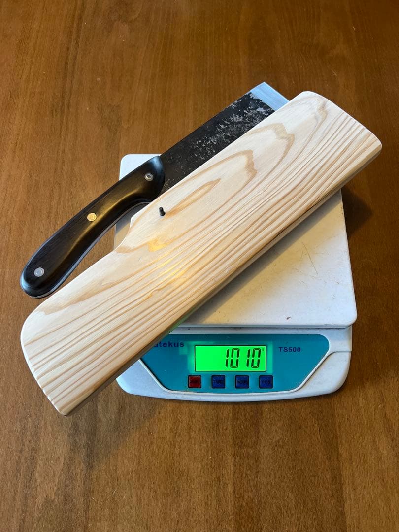 蕎麦包丁　銘:貞道