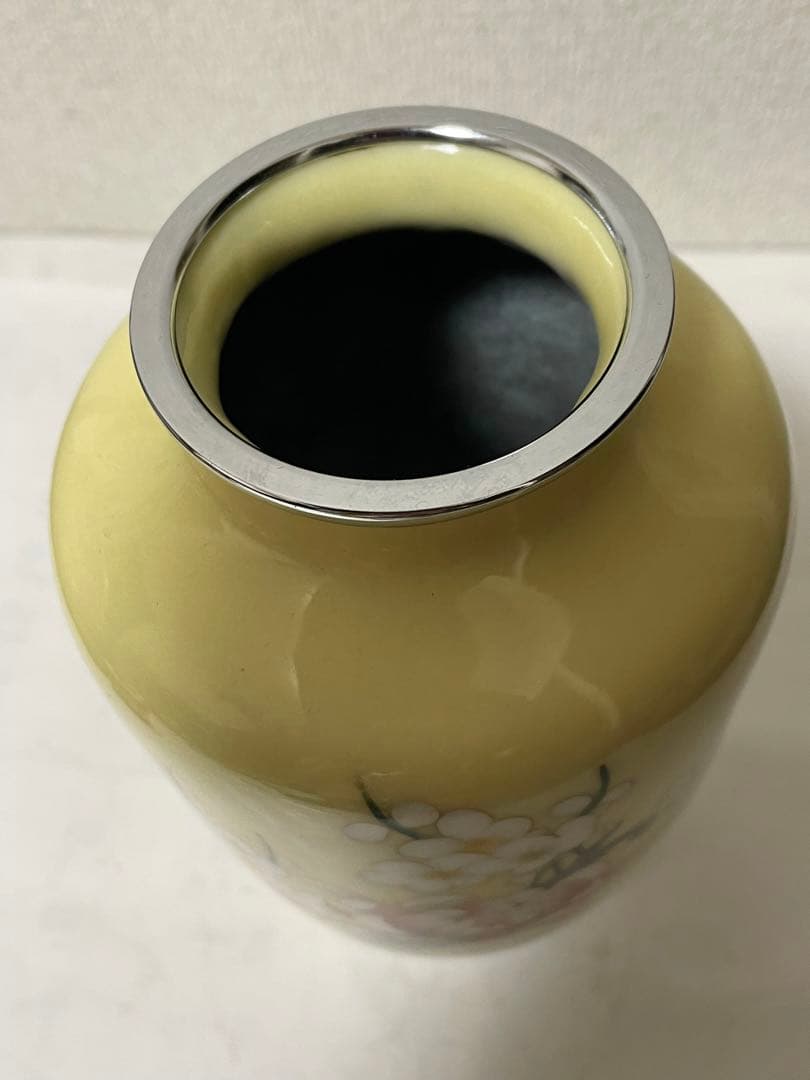 七宝焼花瓶　花入　花瓶