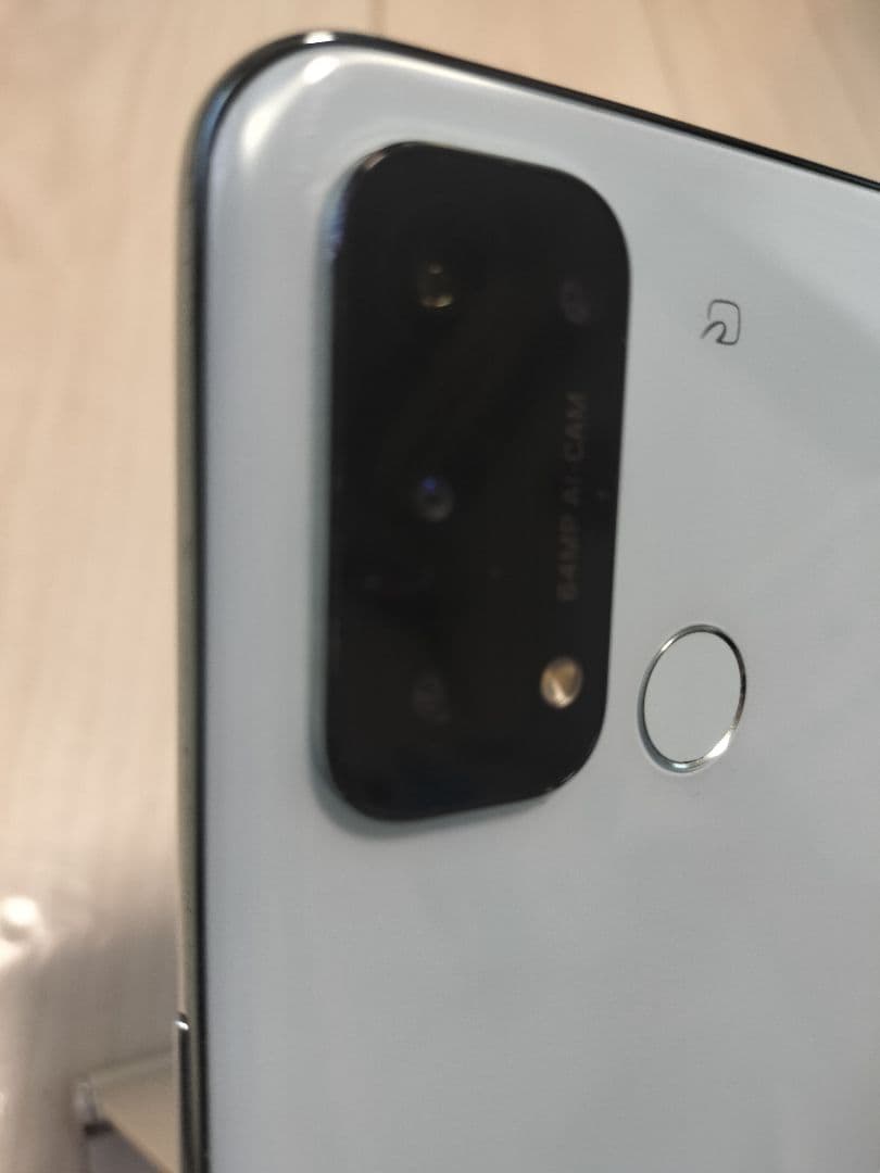 opporeno5a アイスブルー simフリー スマートフォン本体