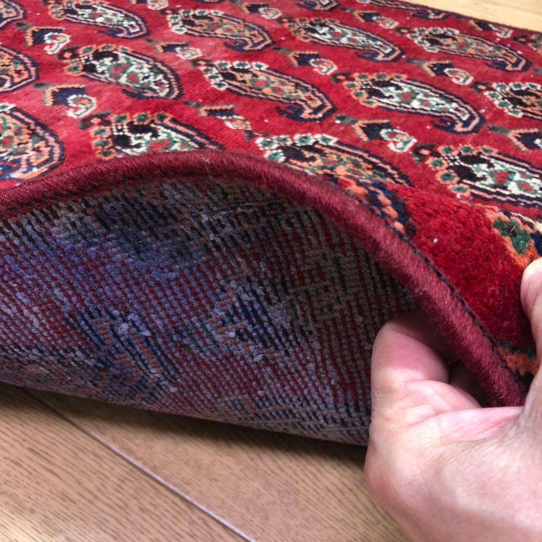 ペルシャ絨毯 ヴィンテージラグ 143×86cm 手織り オールドpersia