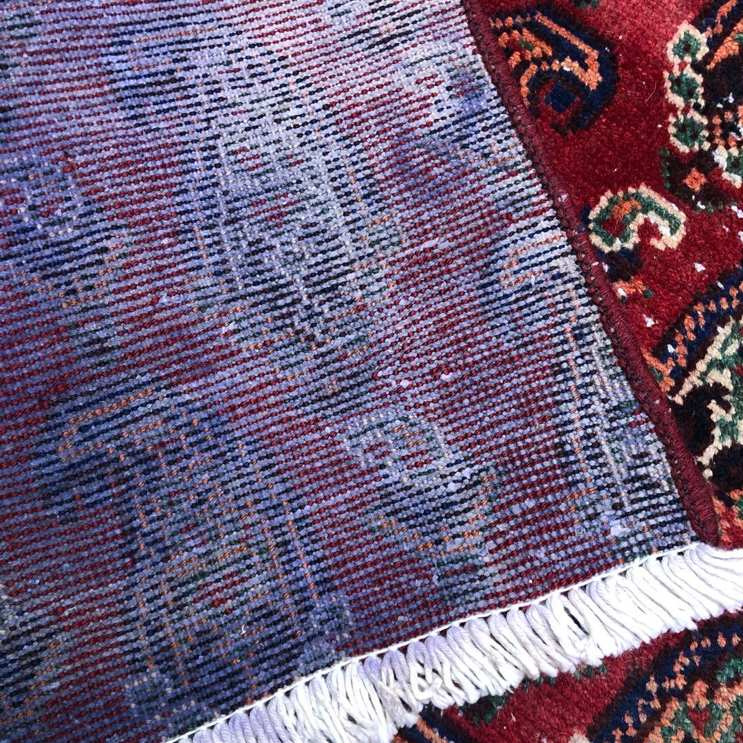 ペルシャ絨毯 ヴィンテージラグ 143×86cm 手織り オールドpersia