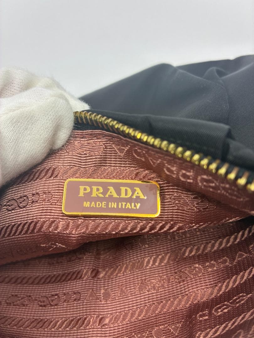 PRADA プラダ ナイロン ショルダーポーチ 黒 ブラック A1359CD3