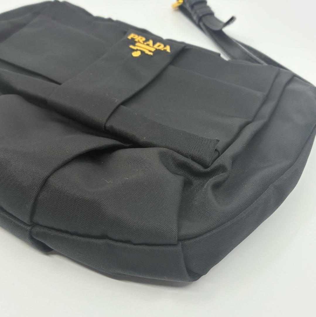 PRADA プラダ ナイロン ショルダーポーチ 黒 ブラック A1359CD3