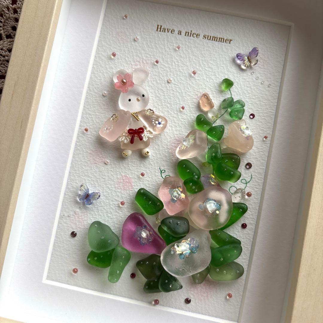 シーグラスアート