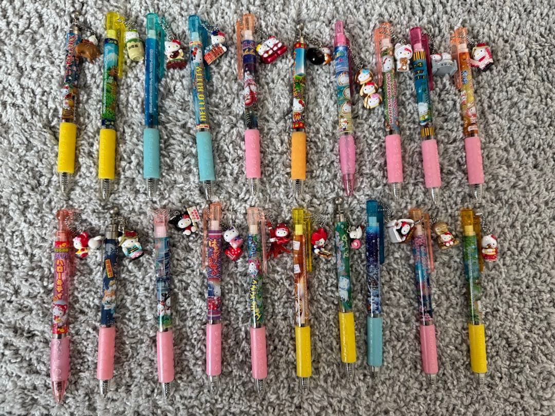 ご当地キティ ボールペン シャーペン 206本