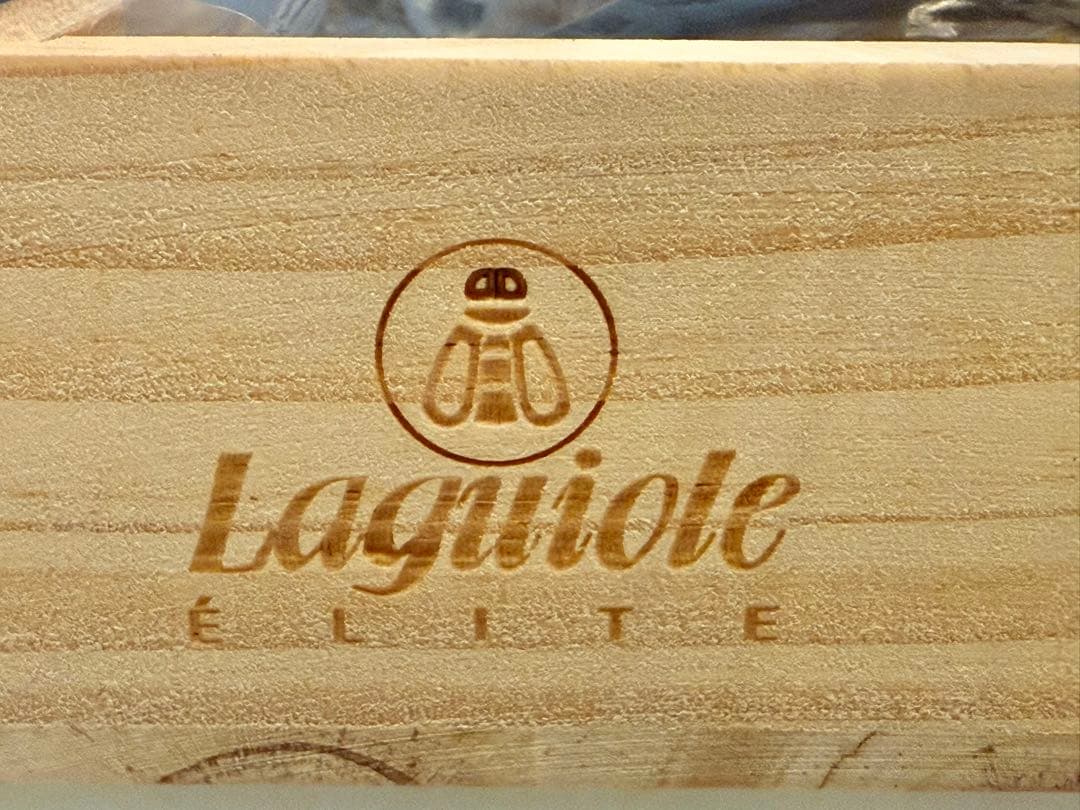 Laguiole elite カトラリーセット 24本入り　ブラック　刻印入り