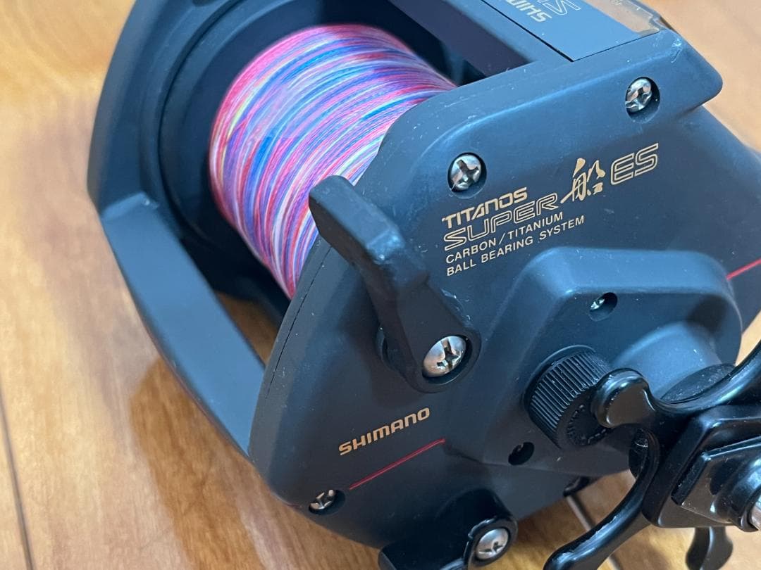 【美品】SHIMANO SUPER 船 5000 当時物 PEライン付き