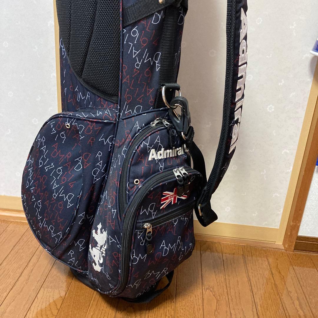 Admiral ネイビー ゴルフバッグ