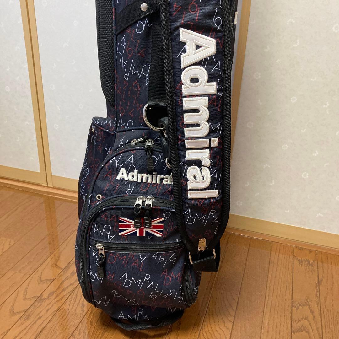 Admiral ネイビー ゴルフバッグ