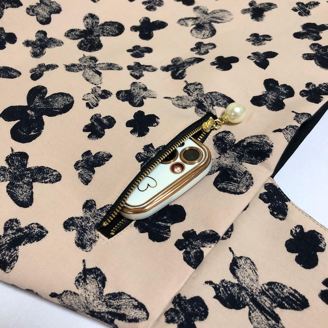 グランドトート&ブローチ♡ミナペルホネン 《memoria全面＊ベージュ》