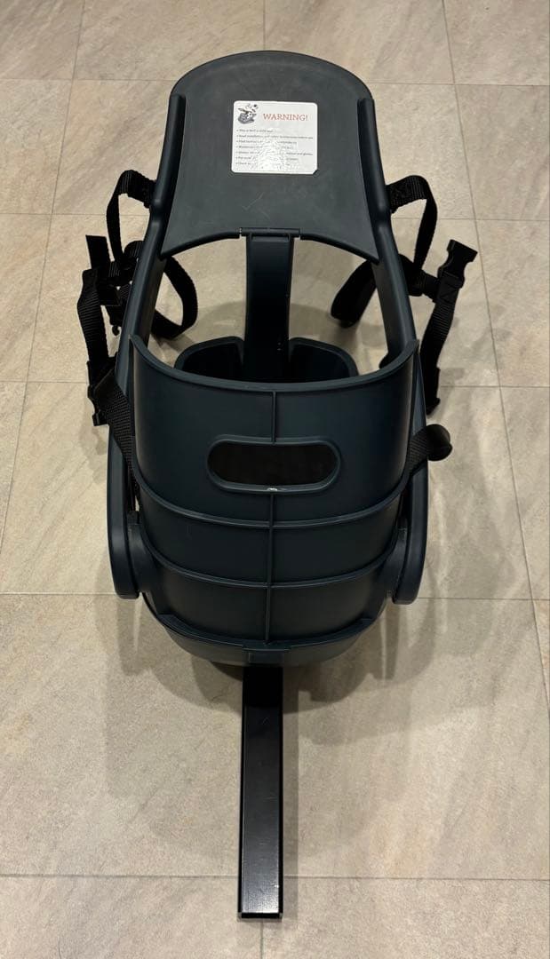 Buddyrider 犬用キャリア グレー 取り付け金具付き バディーライダー