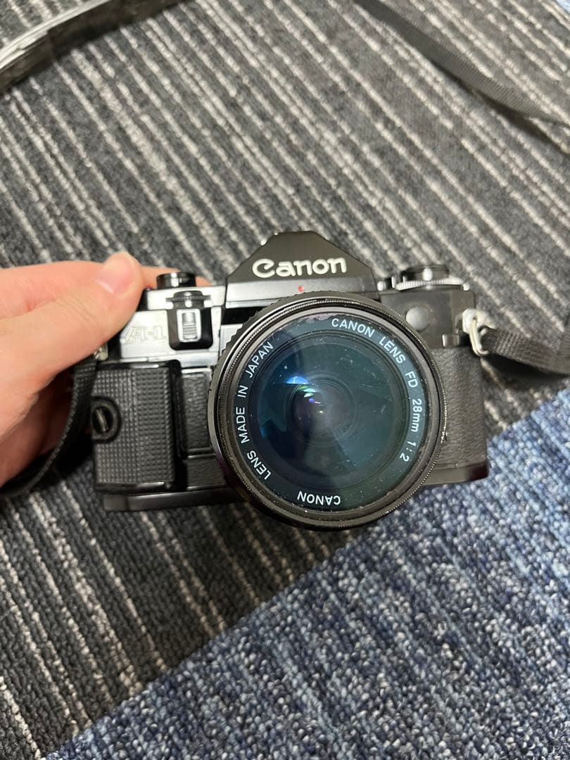 Canon キャノン A-1 フィルムカメラ　ブラック レンズ付