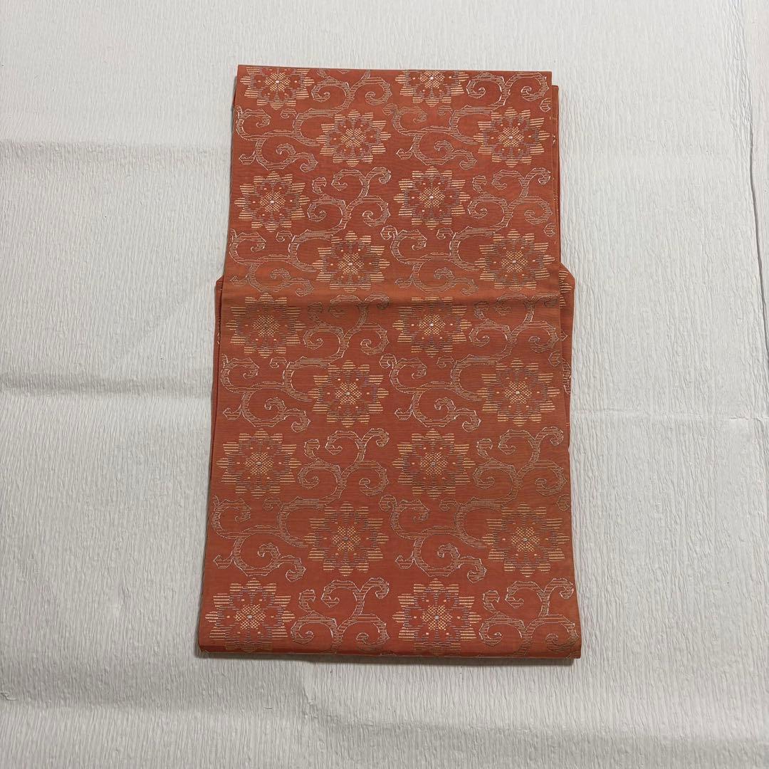 未使用近い　美品　袷　正絹　大島紬系　紬　小紋　フルセット