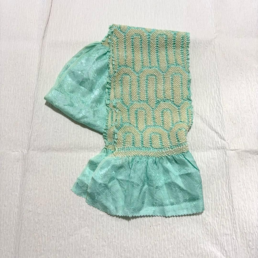 未使用近い　美品　袷　正絹　大島紬系　紬　小紋　フルセット