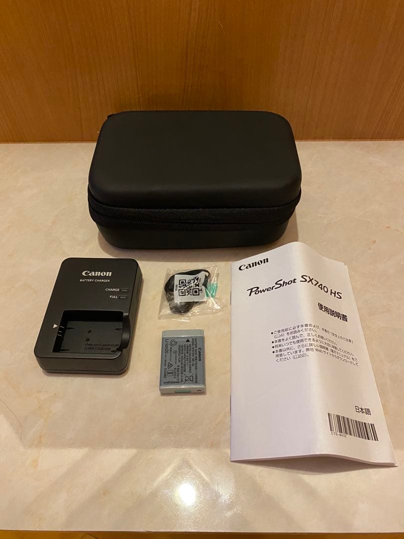 【美品】キャノン パワーショット SX740 HS ブラック 黒 コンデジ