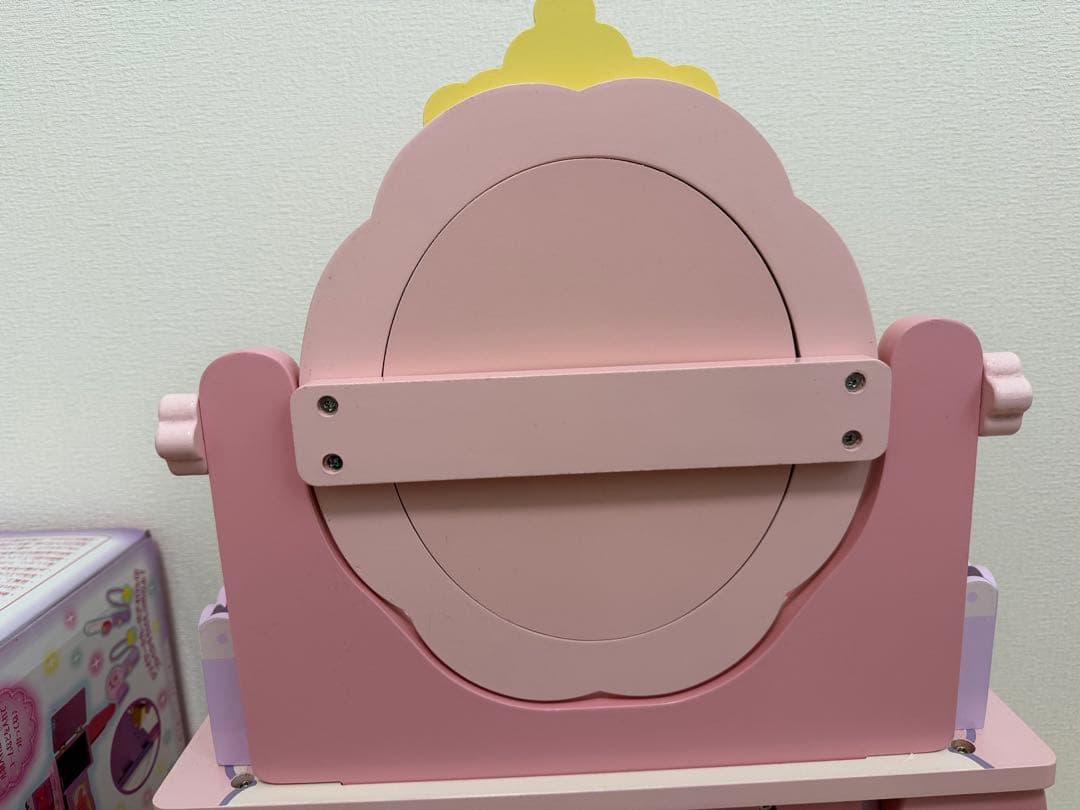 マザーガーデン　野いちごティアラドレッサー　木製　ドレッサー　パープル　ピンク
