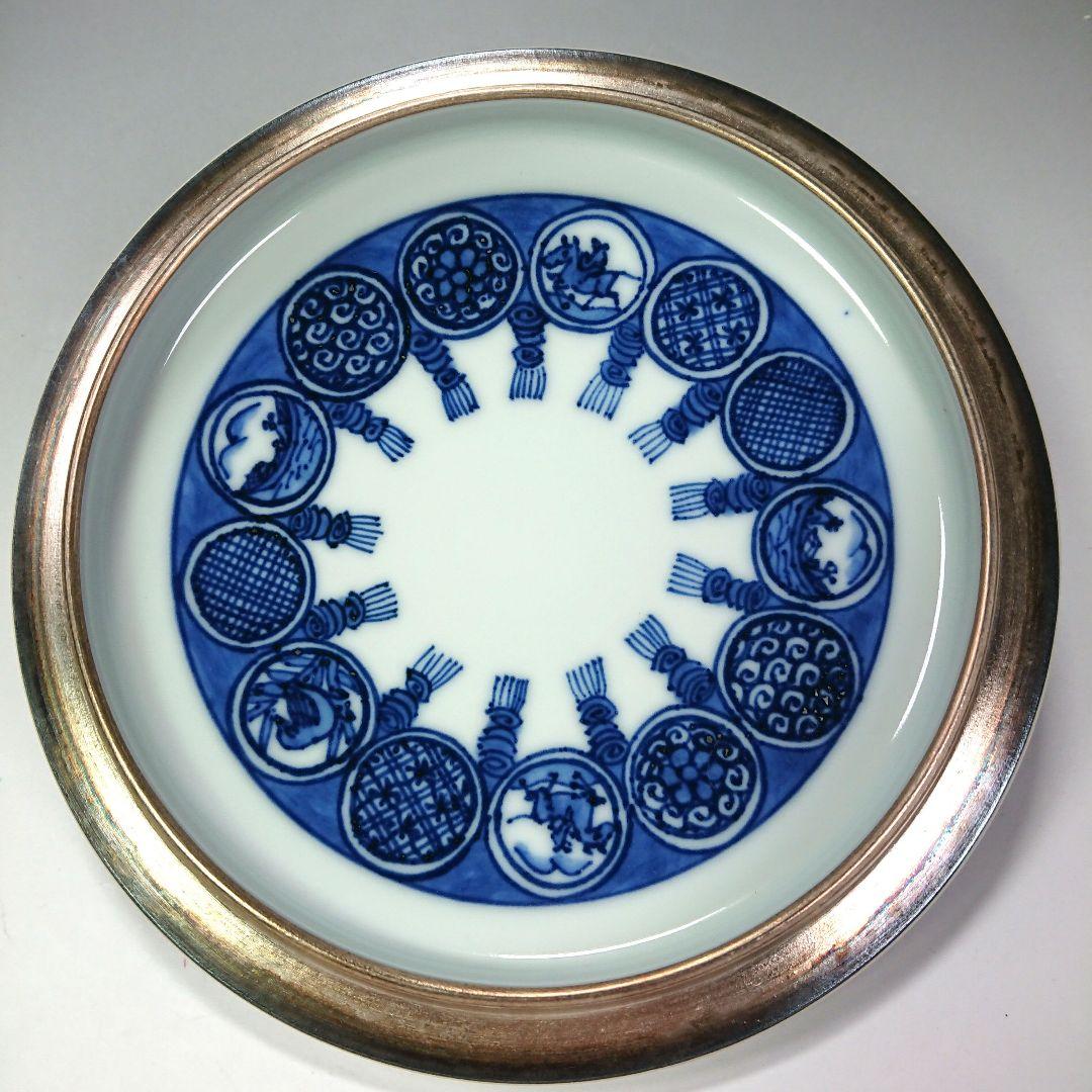 Ｓ２４６ 水指 『祥瑞花鳥画』『叶松谷造』『桃摘み』共箱 茶道具