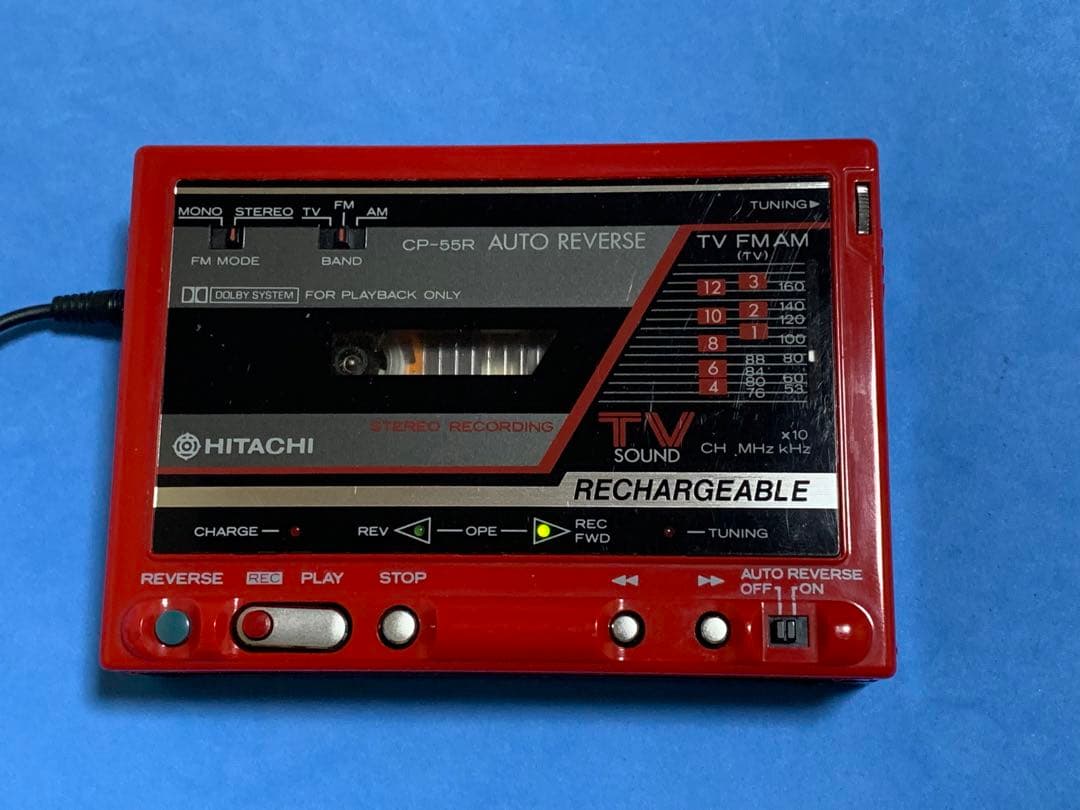 HITACHI カセットプレーヤー CP-55R 動作品