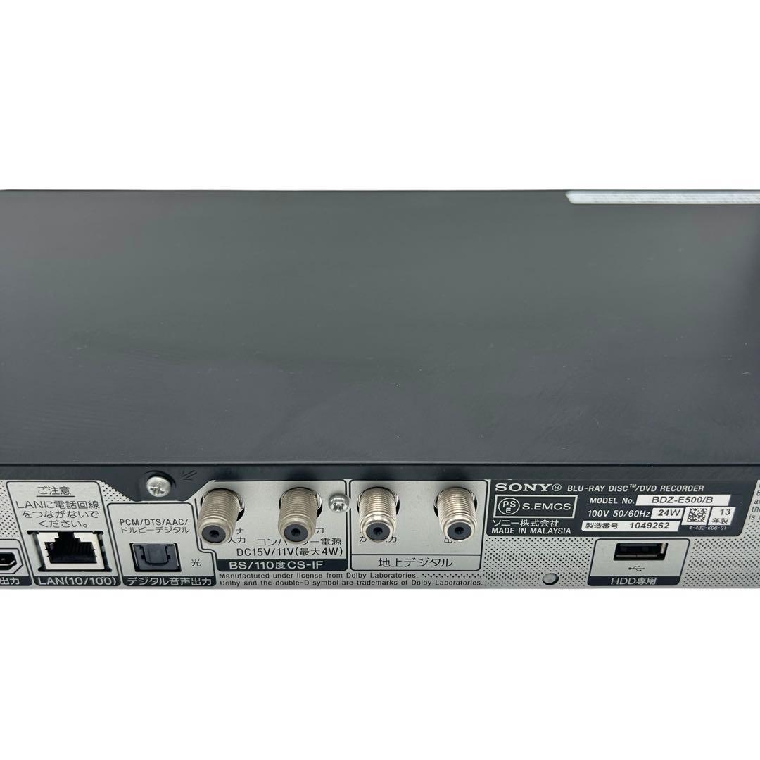 SONY BDZ-E500 Blu-rayレコーダー 純正リモコン