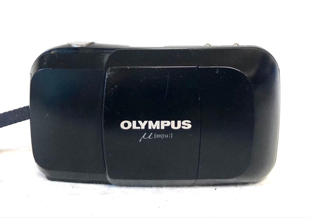 【完動品】OLYMPUS μ[mju:] 初代 ブラック 動作確認済