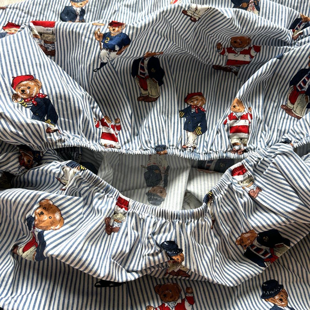 ラルフローレン３点セット　シングル 掛け布団カバー、ベットカバー、ピローカバー