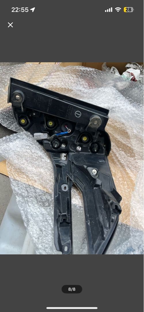 ヴェルファイア30系後期　点滅テールライト一式シーケンシャル加工済み