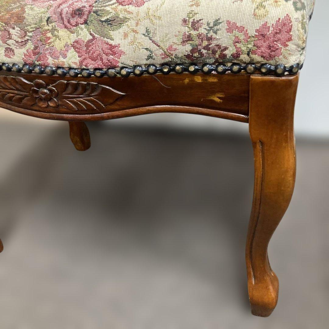 アンティーク調 ローチェア