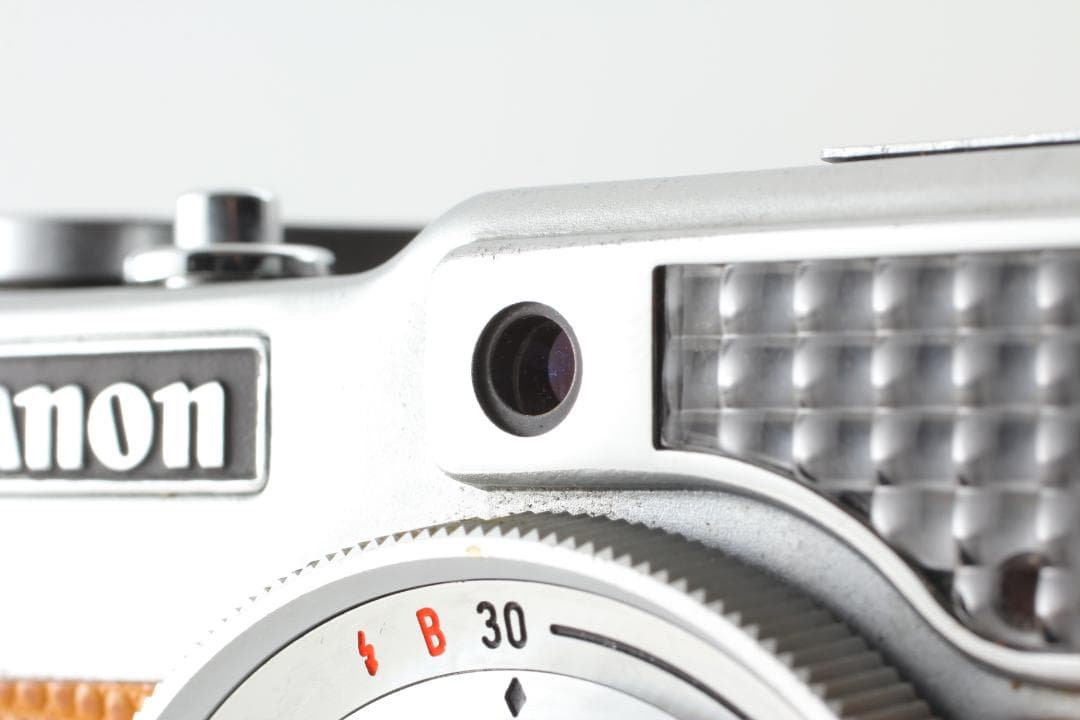 【整備済　美品】黄土色　キヤノンデミハーフフレームカメラ露出計ok＃1316