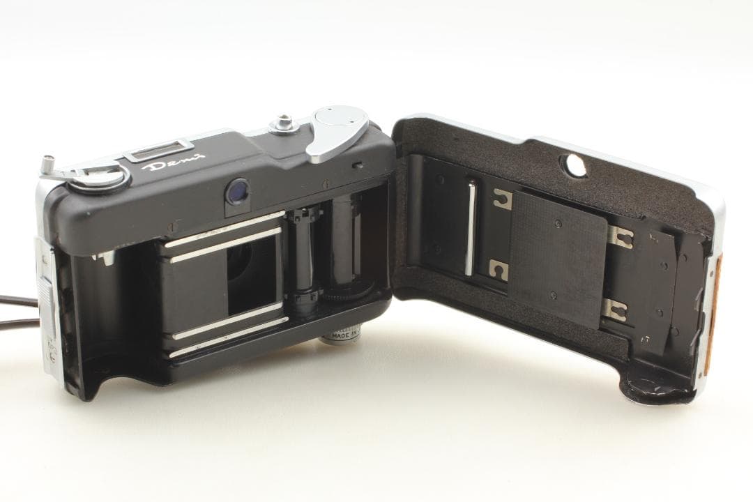 【整備済　美品】黄土色　キヤノンデミハーフフレームカメラ露出計ok＃1316