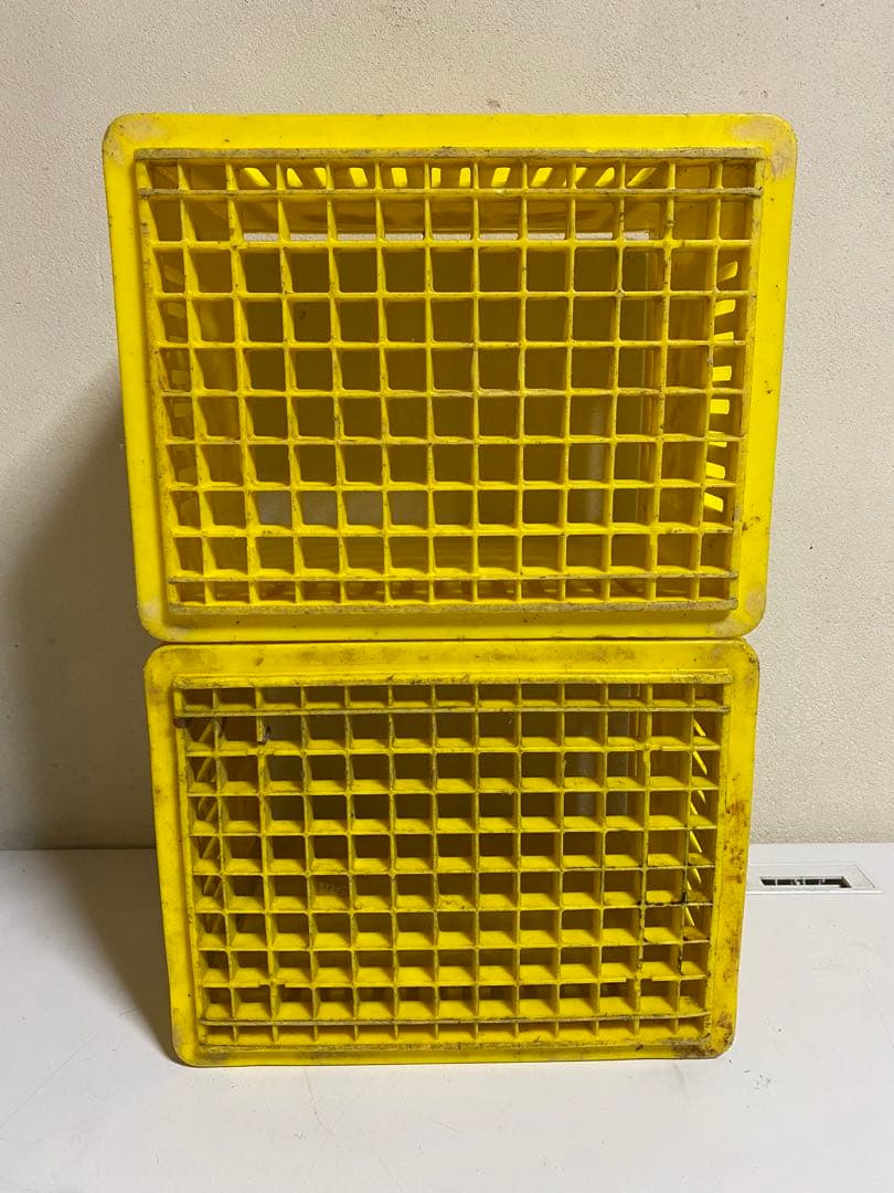 長期保管品 Meiji / 明治 プラスチックケース 踏み台 プラ箱 昭和レトロ