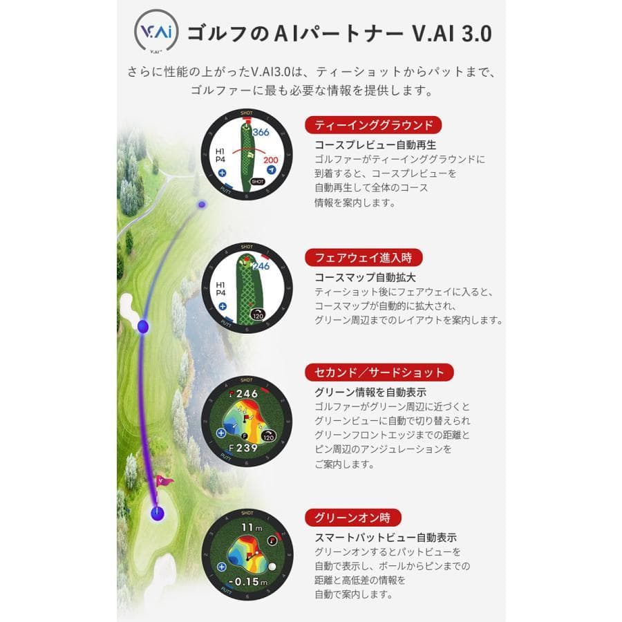 グレー ≪ ボイスキャディ T9 ≫ゴルフ 腕時計型 GPS 距離測定器