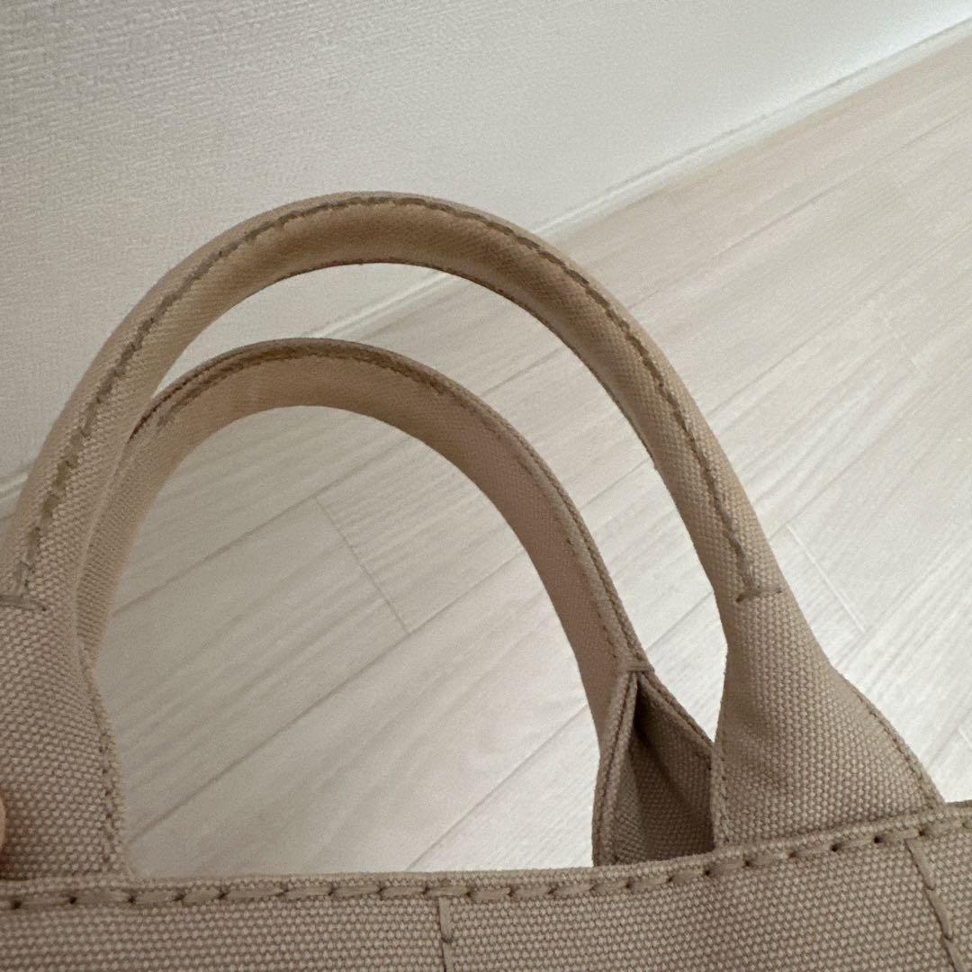 PRADA カナパ キャンバス トートバッグ ベージュ