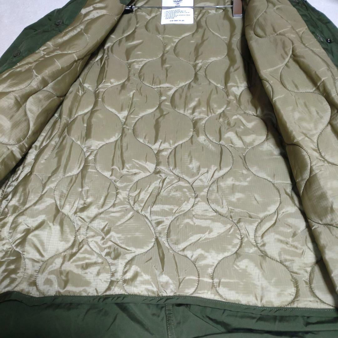 【美品】HOUSTON　メンズ　ライナー付　モッズコート　カーキ　L