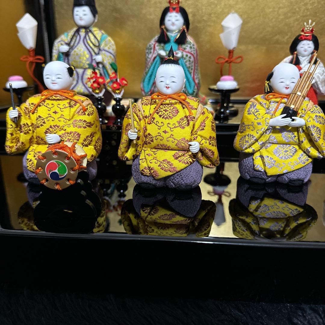 雛人形セット 原孝洲作 さくら雛 3段 高級 お人形 無形文化財