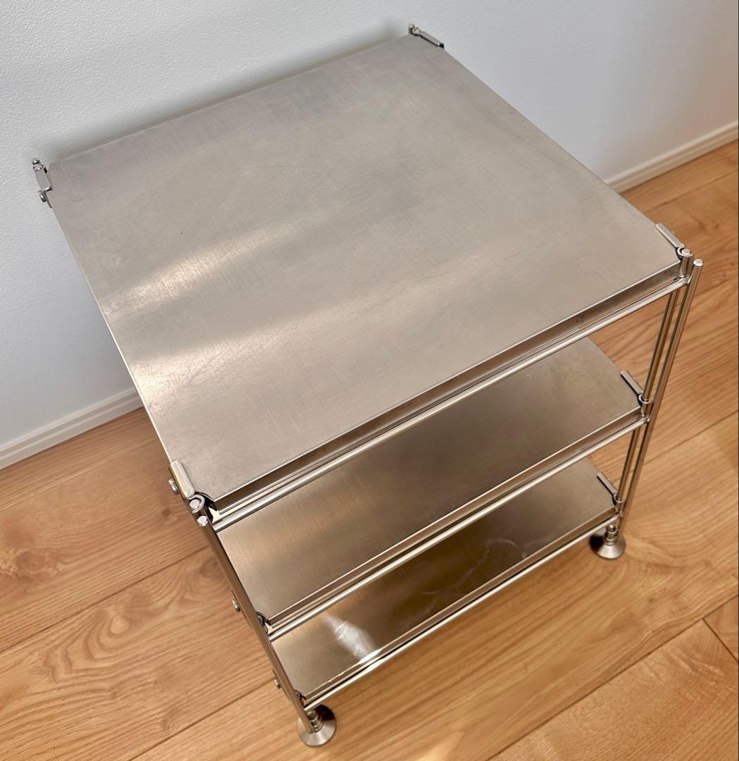 無印良品　ステンレスユニットシェルフ・ステンレス　42cm幅