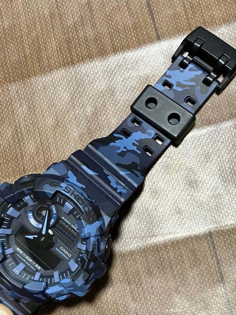G-SHOCK GA-700CM-2AJF ブルー　カモフラージュ