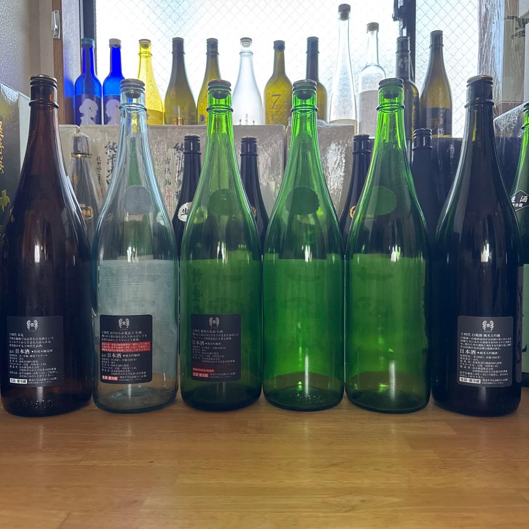 【空瓶】十四代　6本セット　一升瓶1800ml