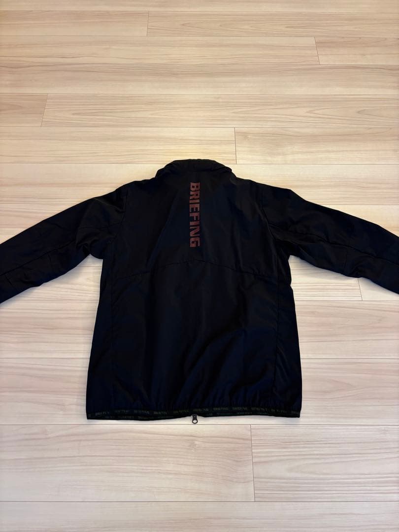 BRIEFING GOLF フード付きナイロンジャケット ブラック
