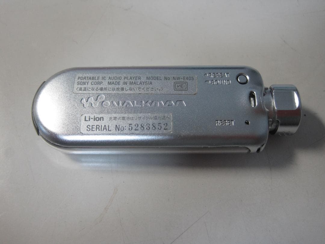 SONY ウォークマン NW-E405 中古品 動作確認済 ミッドナイトブラック