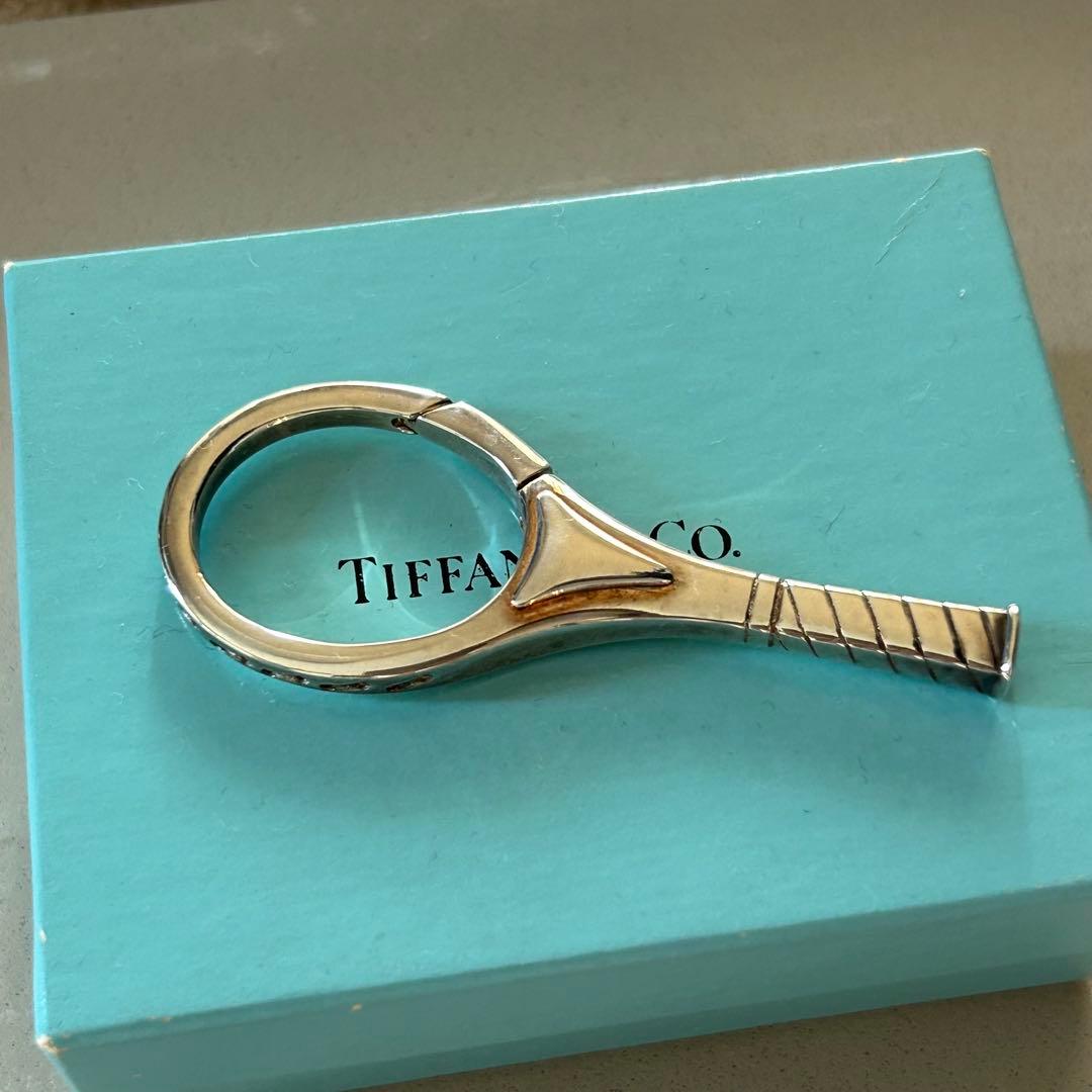 1*1様 TIFFANY&Co. ティファニー　キーリング テニスラケット　シル
