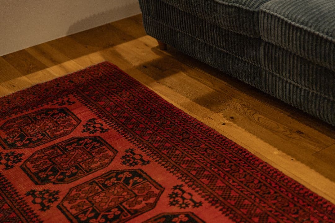 ヴィンテージラグ トルクメン165×101cm アフガニスタン産 トライバルラグ