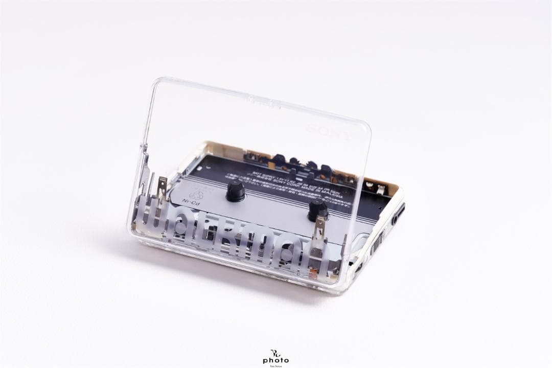 SONY WALKMAN 透明外装 真鍮製フライホイール WM-EX621