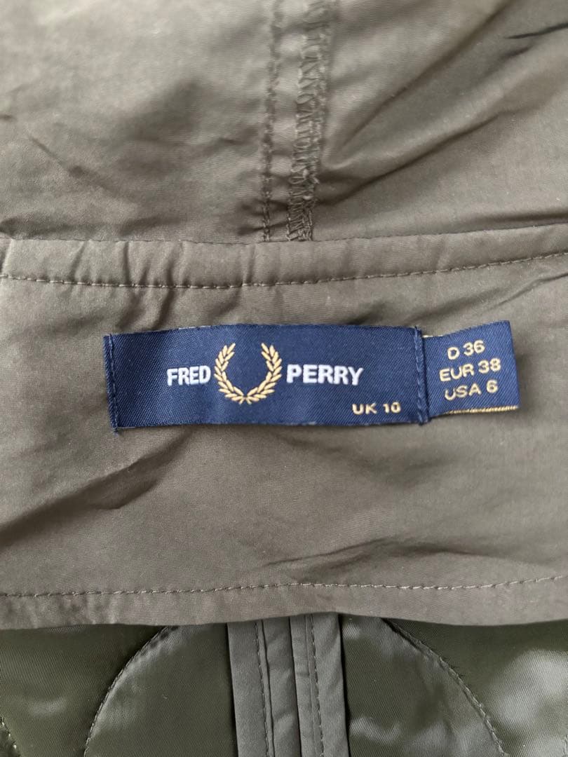 【美品】FRED PERRY フレッドペリー モッズコート　秋　レディース