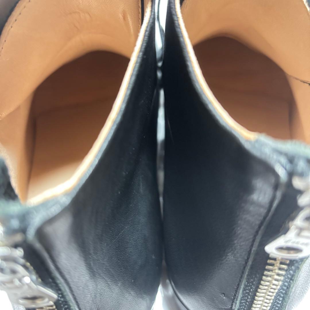 IRU 6ホール バックジップ チャッカブーツ ホースレザー